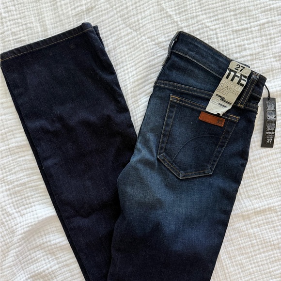 Joe's Jeans NWT The Starlet Slimleg Bootcut Dark Blue Straight Leg Women's Jeans - Picture 3 of 6
